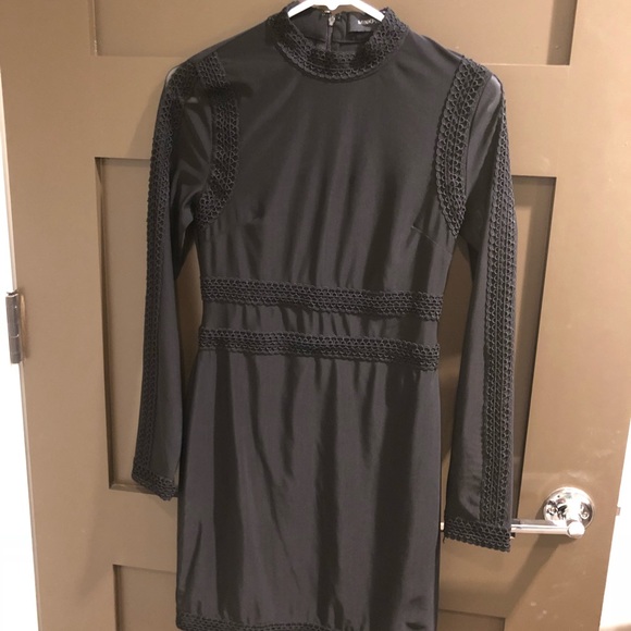 MinkPink Black Lace Dress - Picture 3 of 7